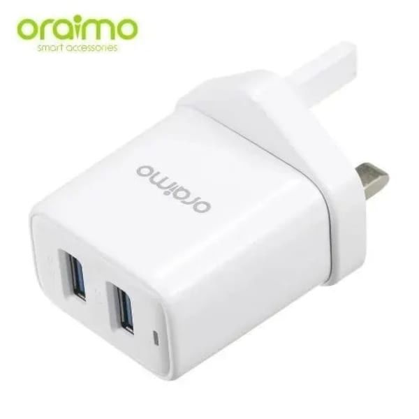 Oraimo charging adapter, double macro output