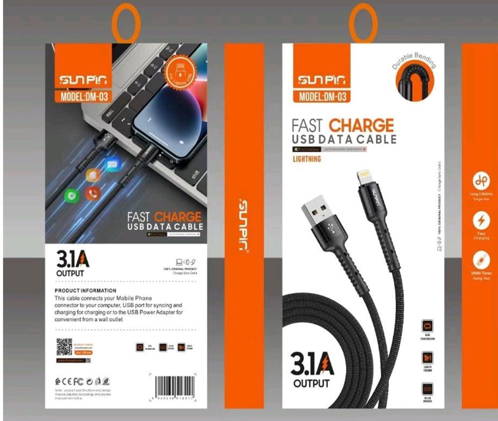 SUNPIN USB CABLE FAST CHARGE